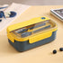 Bento box, portable lunch box, leak proof salad lunch container with spoon and fork, leak proof lunch container