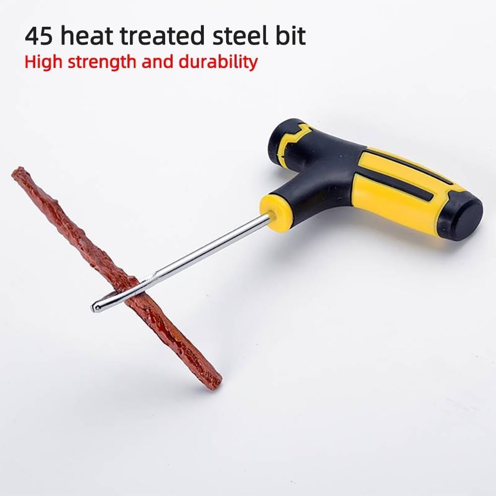 Universal Tire Repair Kit, Heavy Duty Car Emergency Tool Kit for Flat Tire Puncture Repair,7 Pcs Value Pack, Tire Plug Kit fit