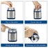 Electric Pill Crusher Stainless Steel Electric Pill Crusher Suitable for Small or Big Pills Vitamin Tablets Grinder Fine Powder