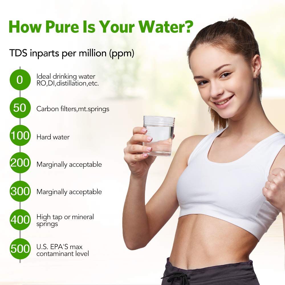 Meter Digital Water Quality Tester,Temperature & Conductivity Meter 3 in 1, Meter, Digital Water Hardness Testers