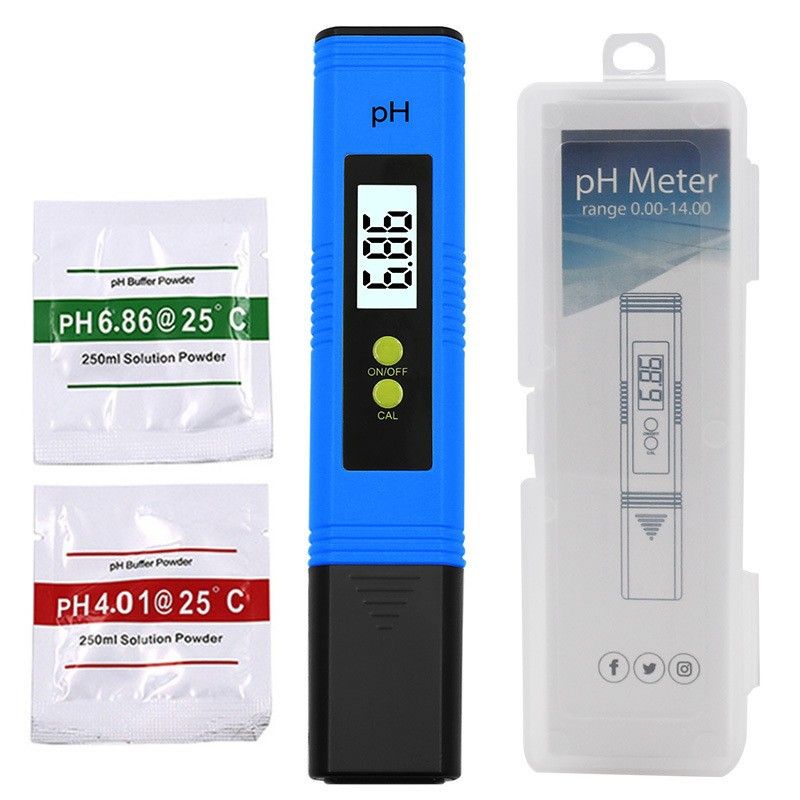 PH Meter for Water, PH Tester 0.01High Accuracy Water Quality Tester with 0-14 PH Measurement Range, PH Meter