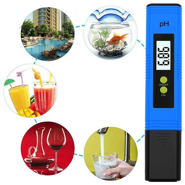 PH Meter for Water, PH Tester 0.01High Accuracy Water Quality Tester with 0-14 PH Measurement Range, PH Meter