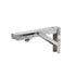 Stainless Steel Heavy Duty Folding Triangular Bracket with Screws Wall Shelf Furniture Bracket Adjustable Wall Shelf Bracket-2pcs