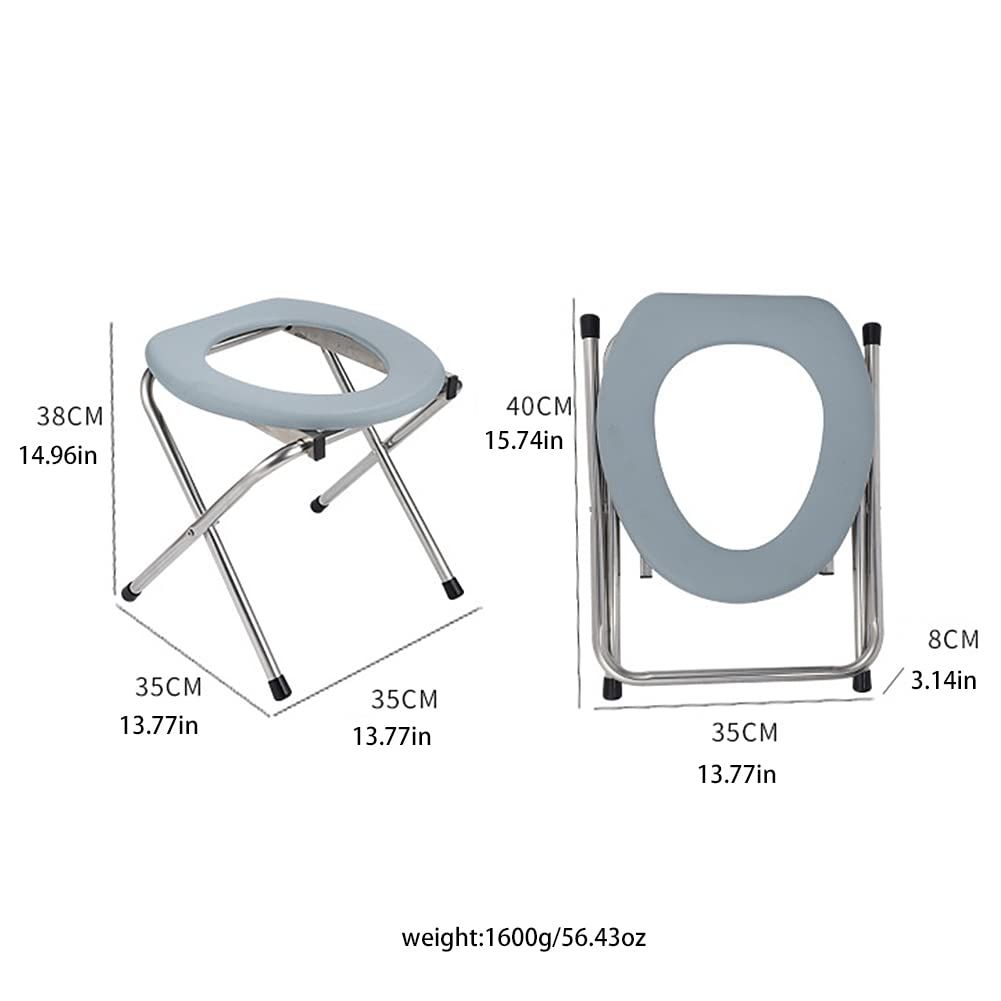 Outdoor Portable Folding Toilet Seat for Camping for Camping, Fishing, Hunting, Outdoors, Survival, RVs, Cars, Trucks
