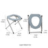 Outdoor Portable Folding Toilet Seat for Camping for Camping, Fishing, Hunting, Outdoors, Survival, RVs, Cars, Trucks