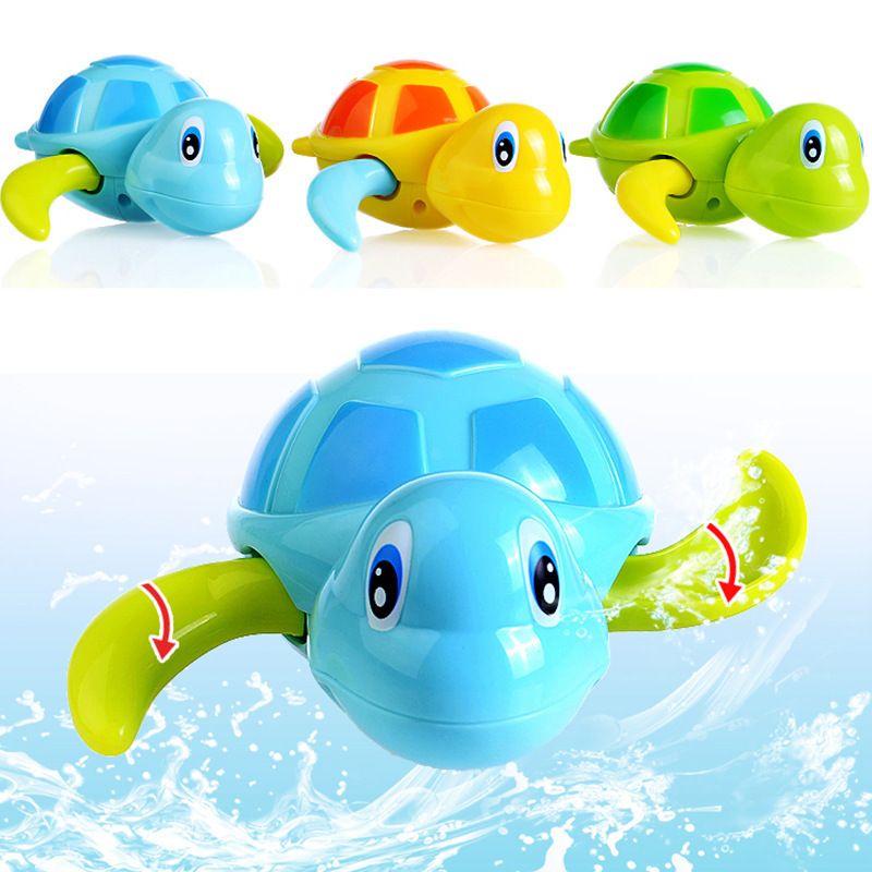 Bath Toys for Toddlers 1 2 3 4 5 Years Old,Pool Toys for Kids,Baby Funny Wind Up Swimming Turtle Bath Toy,Cute Floating (3 Pcs)