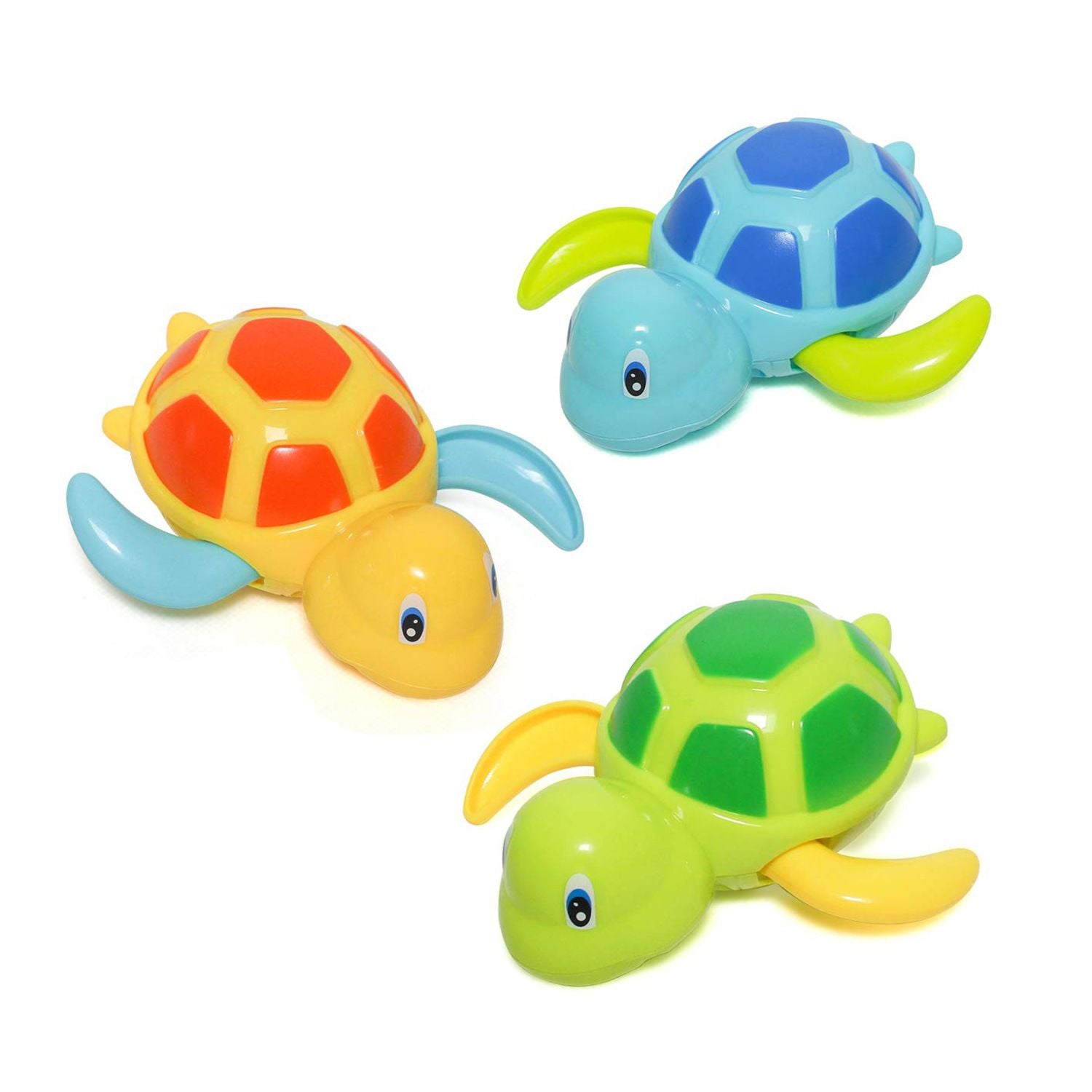 Bath Toys for Toddlers 1 2 3 4 5 Years Old,Pool Toys for Kids,Baby Funny Wind Up Swimming Turtle Bath Toy,Cute Floating (3 Pcs)