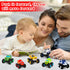 Monster Truck Toys for Kids - 6PCS The Monster Machines Racers Metal Push-Along Vehicles for Preschool Kids Ages 3 Years and Older