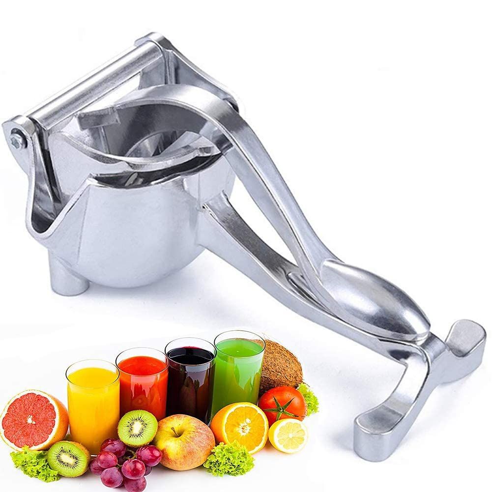 Quality Lemon Squeezer Manual Citrus Press Juice Extractor Lemon Lime Juicer Handheld Orange Juice Squeezer Fruit Juicer-Silver