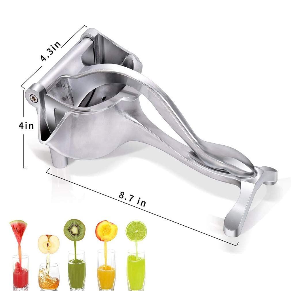 Quality Lemon Squeezer Manual Citrus Press Juice Extractor Lemon Lime Juicer Handheld Orange Juice Squeezer Fruit Juicer-Silver