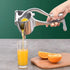Quality Lemon Squeezer Manual Citrus Press Juice Extractor Lemon Lime Juicer Handheld Orange Juice Squeezer Fruit Juicer-Silver
