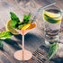 Stainless Steel Martini Glasses Set of 4 with picks， 8oz Unbreakable Martinin Glasses，Outdoor Drinkware for ice cream