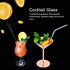 Stainless Steel Martini Glasses Set of 4 with picks， 8oz Unbreakable Martinin Glasses，Outdoor Drinkware for ice cream