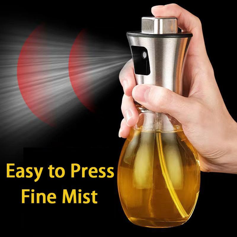 Olive Oil Sprayer Mister for Cooking Oil Spritzer for Air Fryer,Oil Spray Bottle for Vinegar Kitchen (200ml)