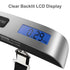 Luggage Scale, Backlight LCD Display 110lb/50kg Luggage Weight Scale for Travel Accessories Portable Handheld Scale with Rubber