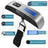 Luggage Scale, Backlight LCD Display 110lb/50kg Luggage Weight Scale for Travel Accessories Portable Handheld Scale with Rubber