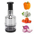 Manual Food Chopper, Stainless Steel Manual Onion Chopper Hand Chopper for Vegetables, Vegetable Cutter Onion Garlic Nut