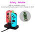 Power Dock - Charger, 4 in 1 Charging Dock for Nintendo Controller, Fast Charging Station, USB C Charge Cable