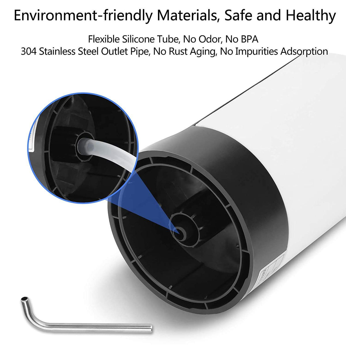 Water bottle pump, 5-gallon water bottle water dispenser, USB charging automatic water pump, portable electric water dispenser