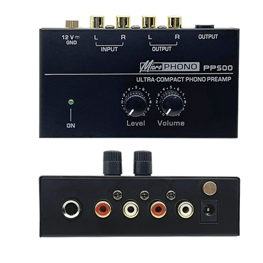 PP500 Record Player Preamplifier Vinyl Turntable Amplifier Preamplifier Turntable Volume ma710