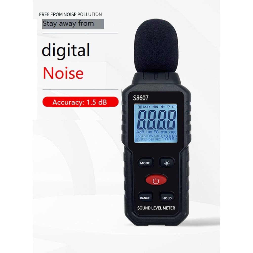 Digital Sound Level Noise Meter Measurement 30-130DB DB Decibel Detector Audio Tester Metro Diagnostic Tool