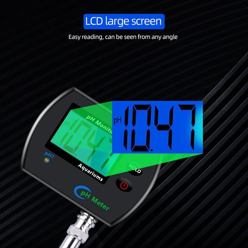 Digital Ph Meter Aquarium Drinking Water Online PH Monitor Professional Accurate Water Quality Tester EU Plug