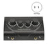 Karaoke Sound Mixer Portable Sound Mixer Professional Audio System Karaoke Dual Mic Inputs Audio Sound Mixer Black (US)