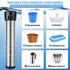 Immersion Water Heater, 1500W Portable Bucket Heater with 304 Stainless Steel Guard, Heats Electric Us Plug