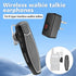 Walkie Talkie Wireless Bluetooth PTT Headset Earpiece Hands-Free K Plug for Microphone Headset -888S K5