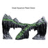 Resin -Aquarium Decoration Fish Tank Simulated Rock Mountain Ornament Rocks Cave for Fish Rest Hide Play Breed,A
