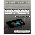 IPX7 Waterproof Battery Monitor with Bracket 7-100V,Car Golf Cart Battery Meter Buzzer Alarm & Temperature