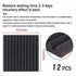 12 Pack Acoustic Foam Panels 1 X 12 X 12inch Soundproofing Noise Cancelling Wedge Panels for Home Office Recoding Studio
