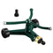 Metal Rotary Lawn Sprinkler 3 Arm Heavy Duty 360 Degree Automatic Revolving Whirling Water Sprinkler with Wheeled Base