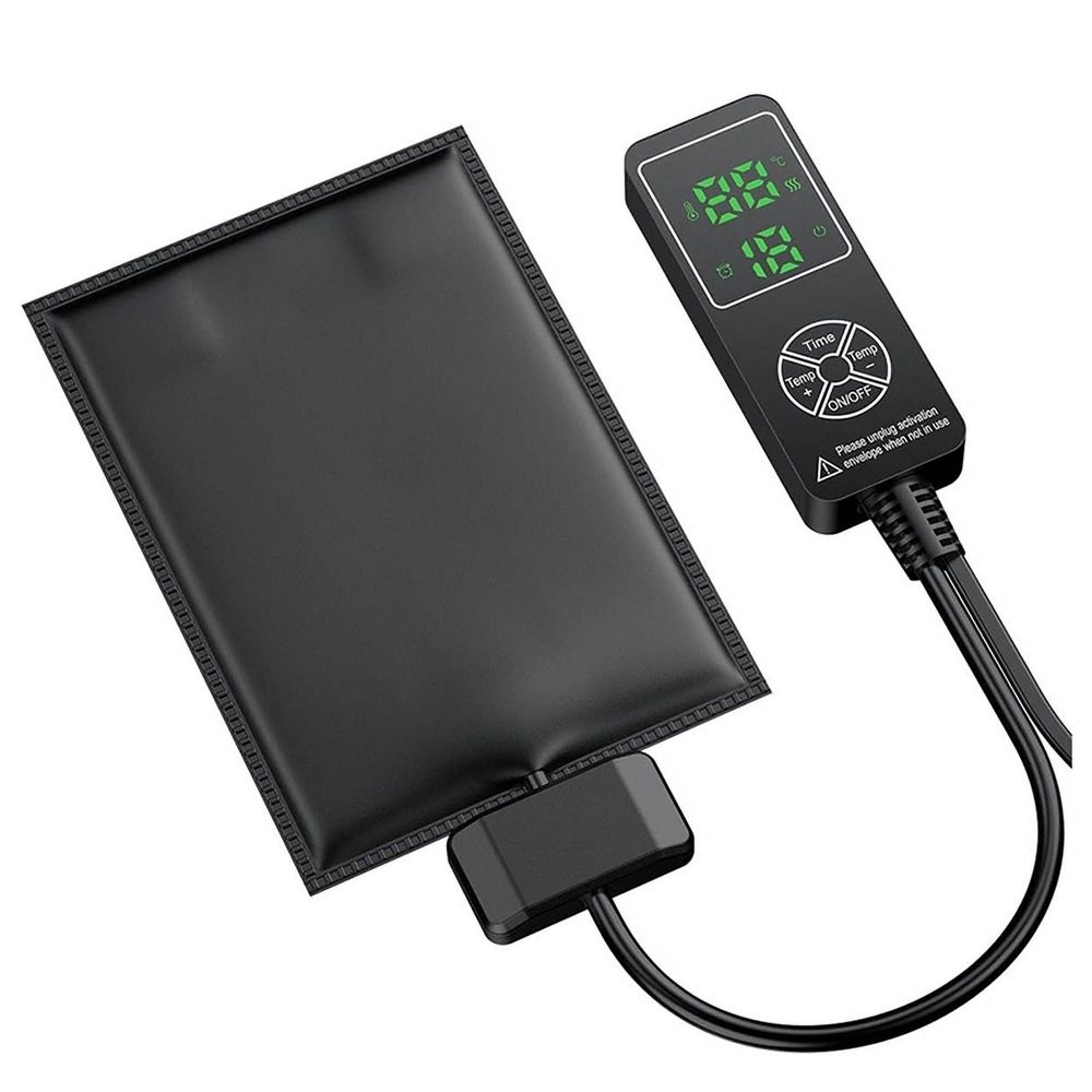 5W Reptile Heat Pad with Digital Thermostat & Timer 7 X 5Inch Reptile Heating Pad Tank Heater Terrarium Heat Mat US Plug