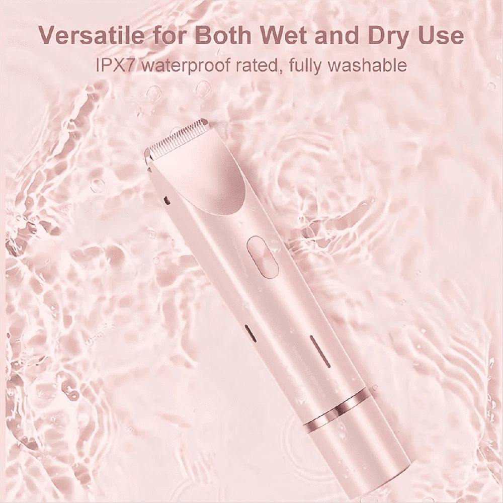 Painless Hair Removal Trimmer for Sensitive Areas Like Bikini Area or Arms, 2 in 1 Shaver Baby Hair Epilator