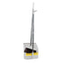 Broom and Dustpan Set, Long Handle Broom and Dustpan Set, Broom with Stand Up Dustpan Combo Set, for Home, Office, Lobby