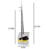Broom and Dustpan Set, Long Handle Broom and Dustpan Set, Broom with Stand Up Dustpan Combo Set, for Home, Office, Lobby
