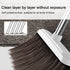 Broom and Dustpan Set, Long Handle Broom and Dustpan Set, Broom with Stand Up Dustpan Combo Set, for Home, Office, Lobby