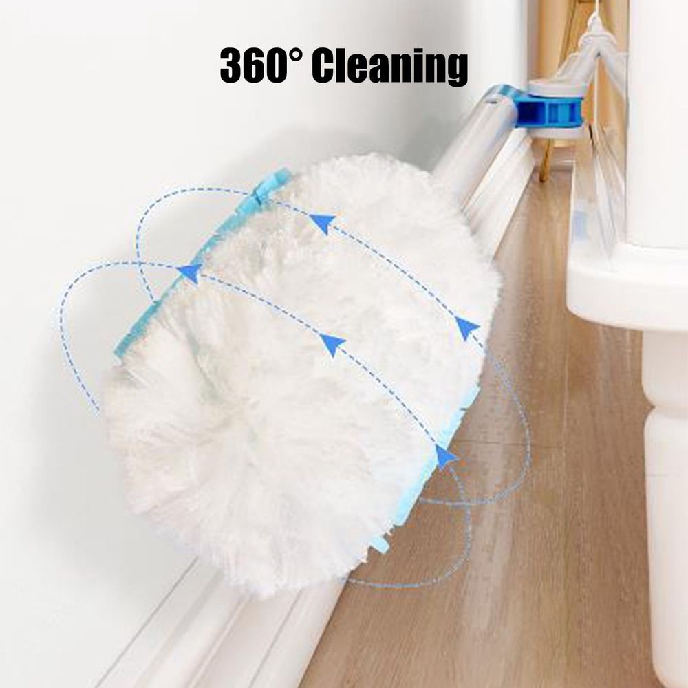 Disposable Duster Kit, 37.8in Extendable Handle, Electrostatic Cleaning Tool, 11 Piece Set for Furniture Blinds Ceiling Fan Cleaning