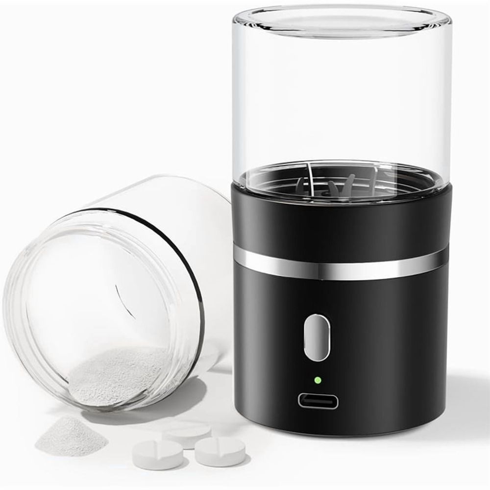 Electric Pill Crusher,Portable Cordless Pill Crusher Fine Powder for Travel,Easily Crush Pills&Vitamins for Elderly,Pets
