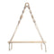 Wall Hanging Shelf - Boho Wood Shelves with Beads, Farmhouse Floating Rustic Plant