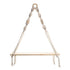 Wall Hanging Shelf - Boho Wood Shelves with Beads, Farmhouse Floating Rustic Plant