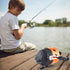 Retrieve 6.6-8.8lbs Smooth Drag Spincast Reel High Speed 3.4:1 Gear Ratio Right Hand Pre-Spooled Fishing Reel