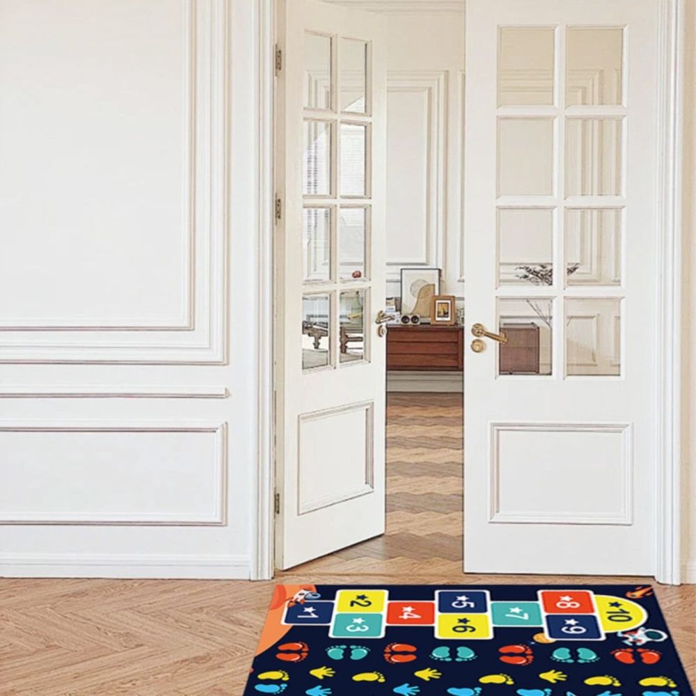 Area Rugs,Slippery Hopscotch For Kids Hopscotch Puzzle Mat Hopscotch Outdoor Game Hopscotch Mat Slippery Hopscotch Is Hilarious Interactive Slippery Hopscotch Game For Kids Boys Girls