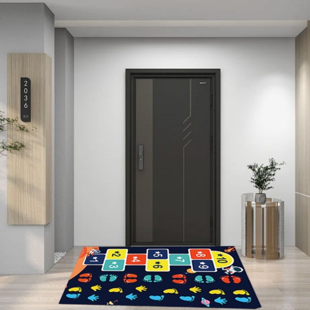 Area Rugs,Slippery Hopscotch For Kids Hopscotch Puzzle Mat Hopscotch Outdoor Game Hopscotch Mat Slippery Hopscotch Is Hilarious Interactive Slippery Hopscotch Game For Kids Boys Girls