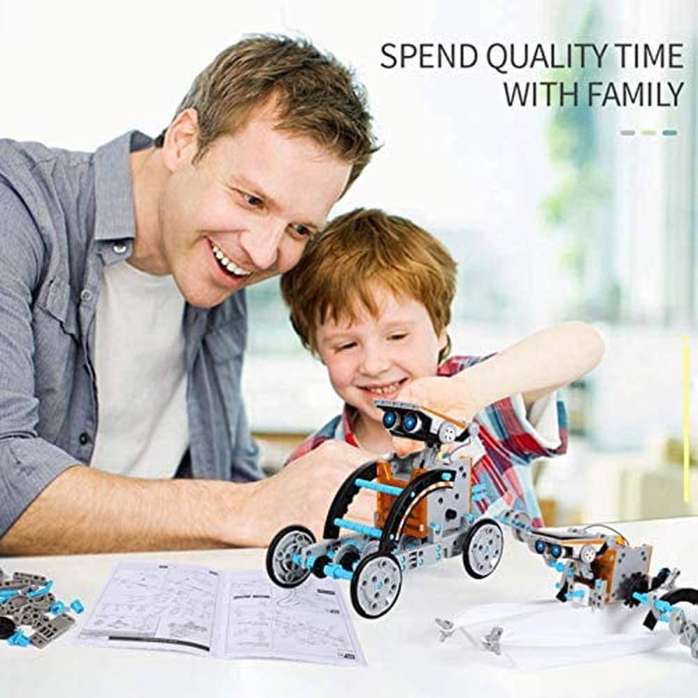 Toys for Ages 8-13,12-in-1 STEM Solar Robot Kit Toys Gifts for Kids 8 9 10 11 12 13 Years Old,Educational Building Science Experiment Set Gifts for Kids Boys Girls