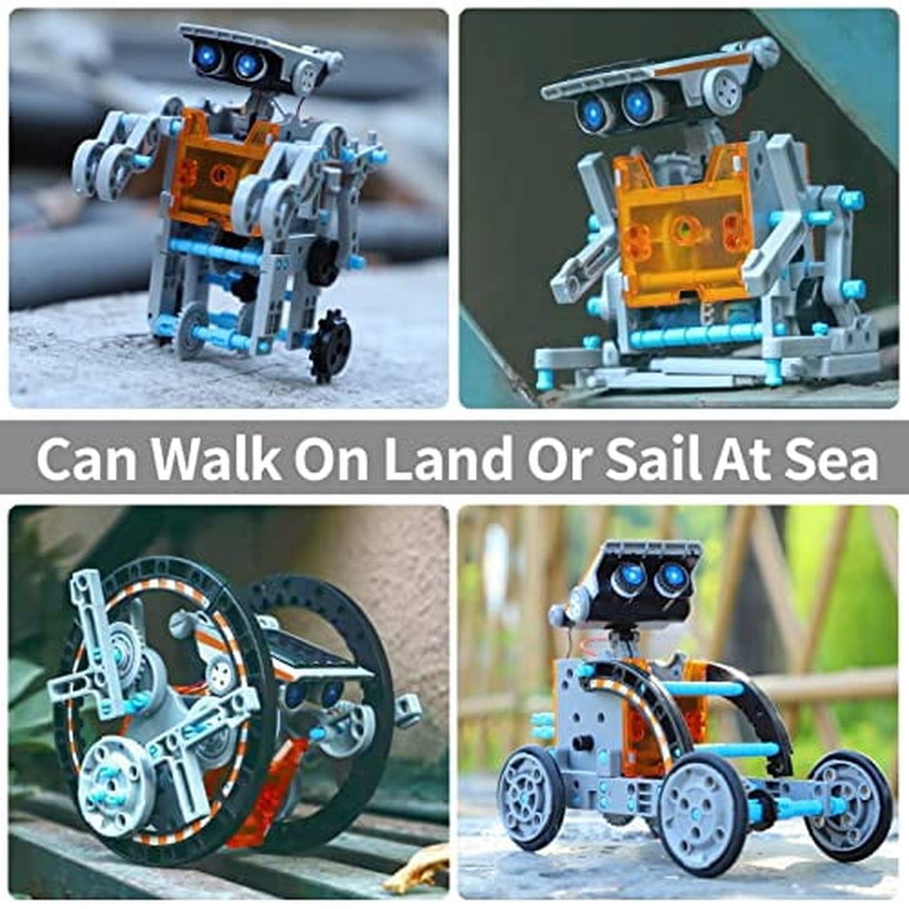 Toys for Ages 8-13,12-in-1 STEM Solar Robot Kit Toys Gifts for Kids 8 9 10 11 12 13 Years Old,Educational Building Science Experiment Set Gifts for Kids Boys Girls