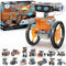 Solar Robot Building Kit STEM Gift for Boys Aged 8-13,15-in-1 DIY Science Educational Robotic Toy for Kids Teens Birthday,Powered by The Sun or Battery with 212 Pieces