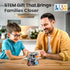 Solar Robot Building Kit STEM Gift for Boys Aged 8-13,15-in-1 DIY Science Educational Robotic Toy for Kids Teens Birthday,Powered by The Sun or Battery with 212 Pieces