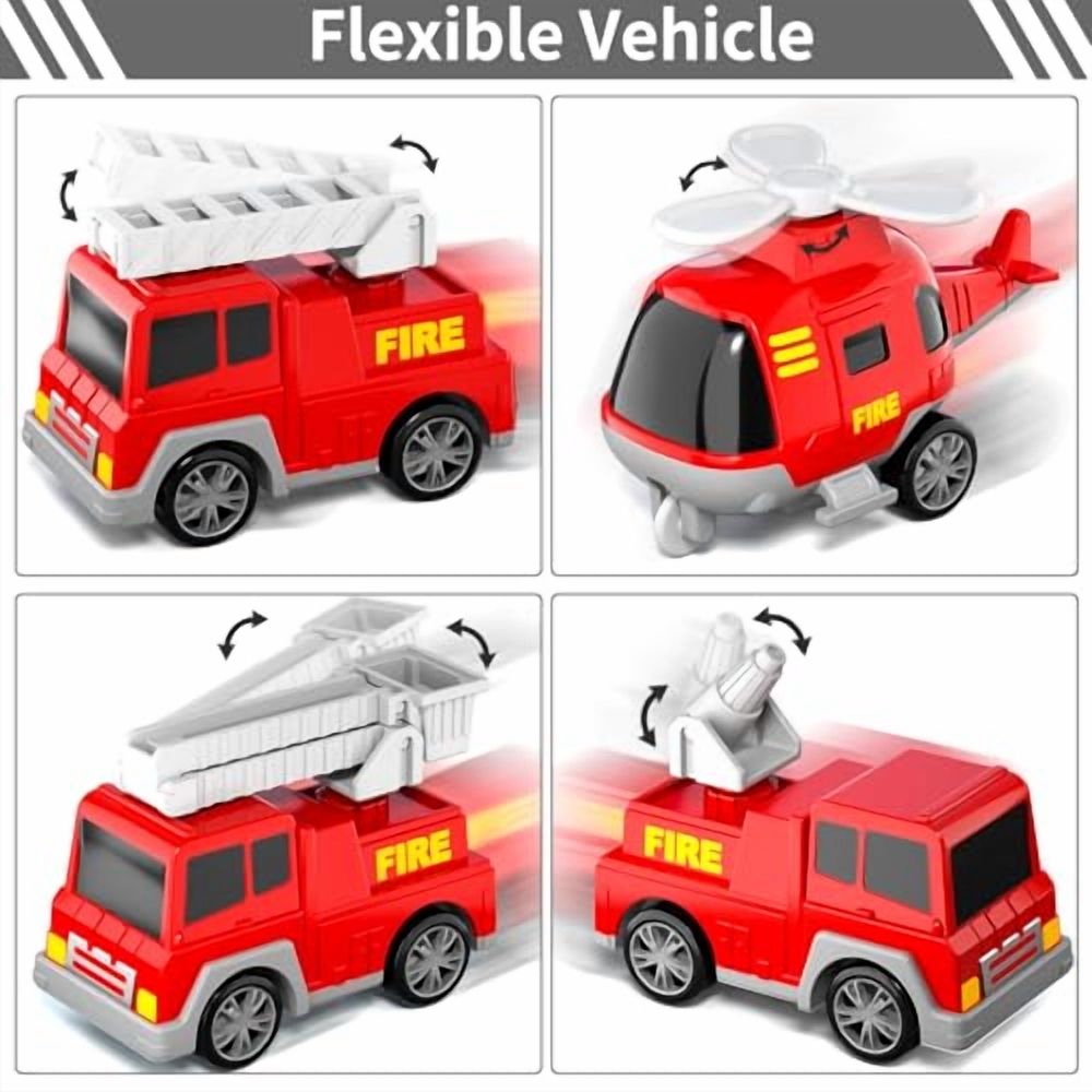 Trucks for Toddlers 2-4 Years 1-3 4-8 4-7 Boys Girls,5 in 1 Construction Carrier Toy Trucks for Kids,Detachable Transport Trailer Toy,1 Year Old Boy Gifts Birthday Toy